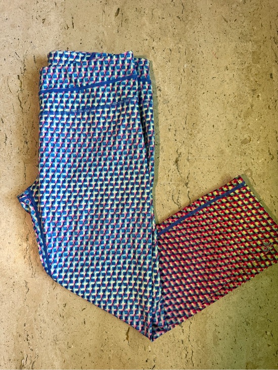 Athleta Pants - Athleta Vivid Sonar Capri Leggings Hombre Geometric Print Women’s Size Medium